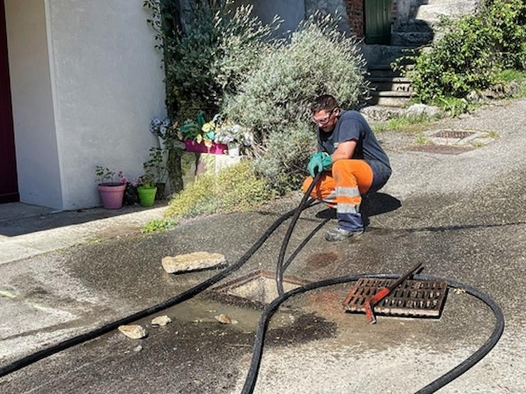 Curage de canalisation